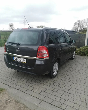 Opel Zafira cena 18900 przebieg: 182840, rok produkcji 2012 z Reda małe 37